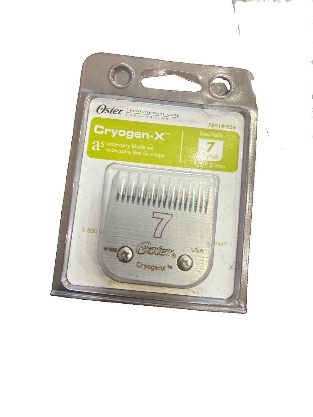 Oster Cryogen-X Size 7 Skip Tooth Clipper Blade 78919-056 New Sealed USA